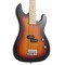 Davison Guitars 4-String Electric Bass Guitar - Full Size Right Handed Beginner Kit with Gig Bag and Accessories